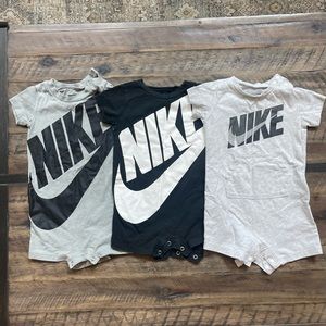 Nike romper bundle. Size 9 months.